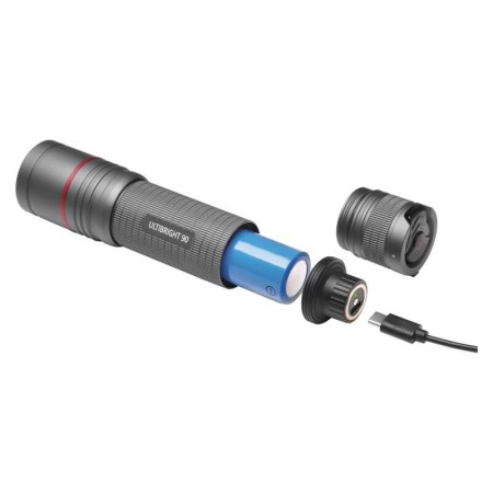 Torcia Ultibright 90 CREE XML2 U3 1200lm IP65 - Ricaricabile | EMOS P3190