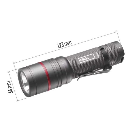 Torcia Ultibright 70 CREE XP-G2 S3 340lm IP65: Luminosità e Resistenza | EMOS P3170