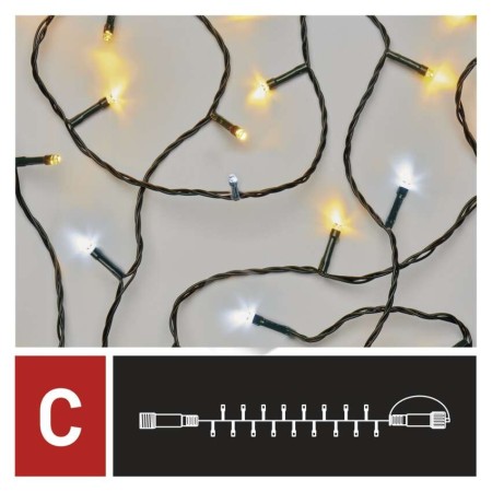 CATENA LUMINOSA 50 LED CALDI E 50 LED FREDDI CONNECT SYSTEM EMOS D1AN01