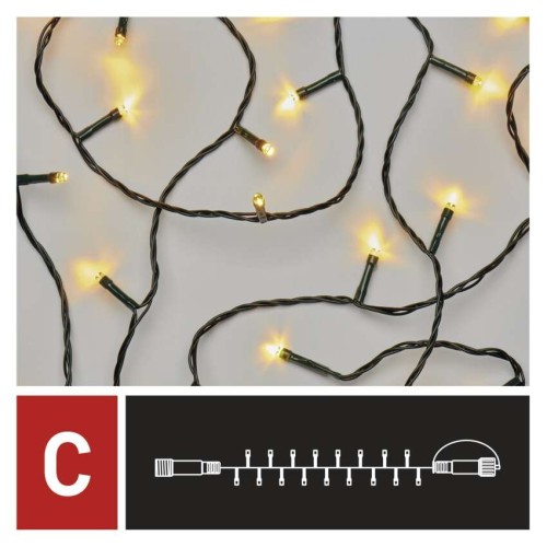 CATENA LUMINOSA 50 LED LUCE 5MT CALDA... CATENA LUMINOSA 50 LED LUCE 5MT CALDA...