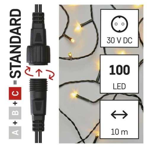 CATENA LUMINOSA 50 LED LUCE 5MT CALDA... CATENA LUMINOSA 50 LED LUCE 5MT CALDA...
