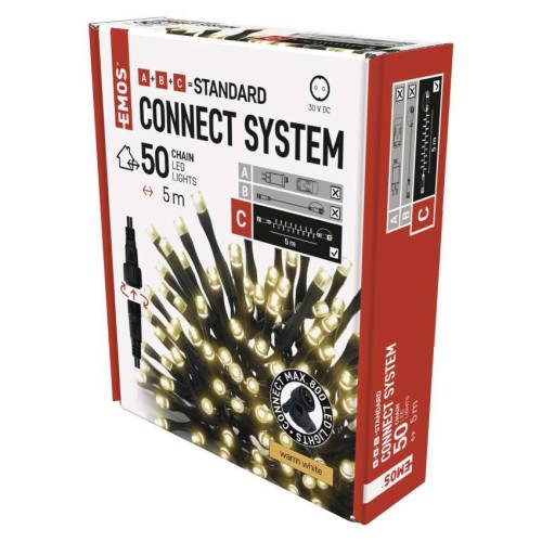 CATENA LUMINOSA 50 LED LUCE 5MT CALDA... CATENA LUMINOSA 50 LED LUCE 5MT CALDA...