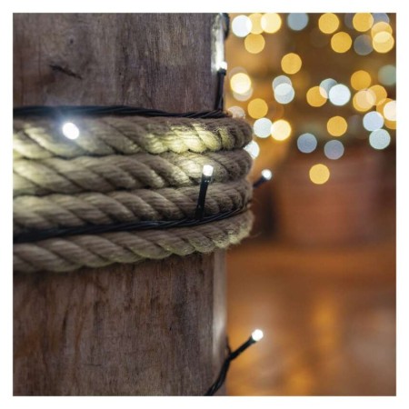 CATENA LUMINOSA 50 LED LUCE FREDDA 5MT CONNECT SYSTEM EMOS D1AC02