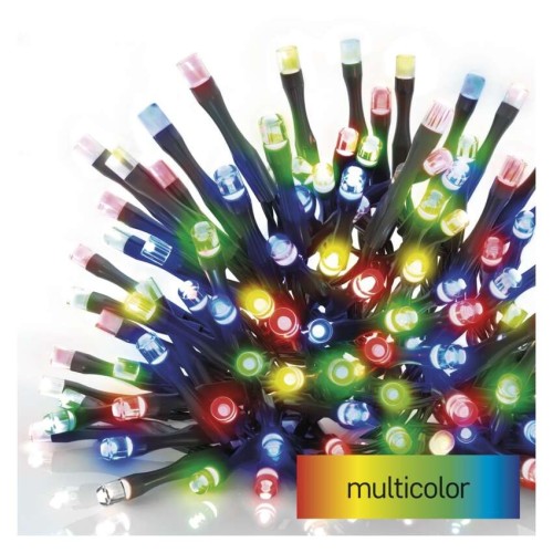 CATENA LUMINOSA 50 LED LUCE MULTICOLOR 5MT CONNECT SYSTEM D1AM02