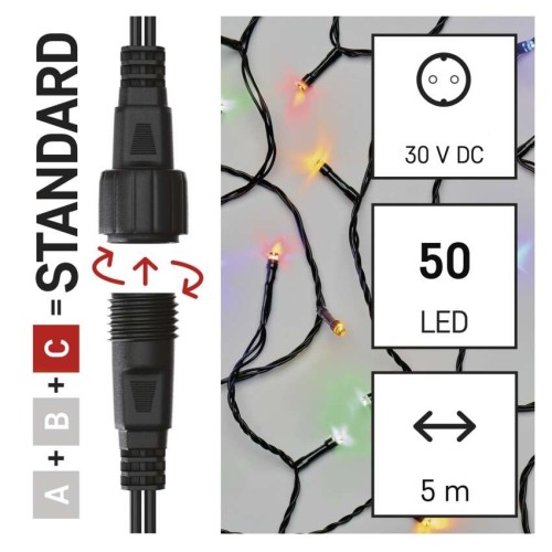 CATENA LUMINOSA 50 LED LUCE... CATENA LUMINOSA 50 LED LUCE...