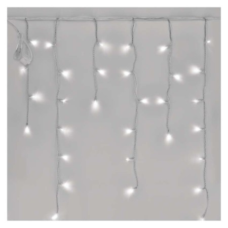 ICICLES LED 100 LED FREDDI 50 FISSI 50 LAMPEGGIANTI 2,5X0,9M CONNECT SYSTEM D1CC02
