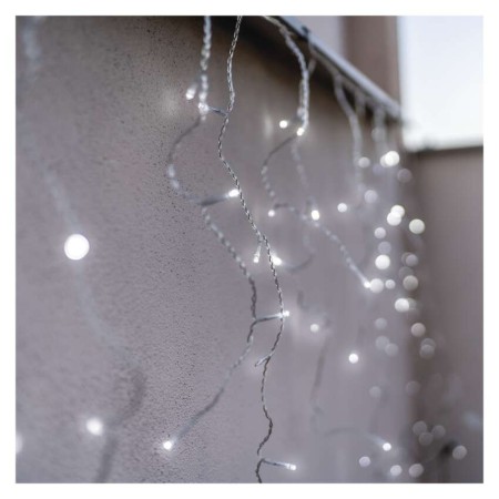 ICICLES LED 100 LED FREDDI 50 FISSI 50 LAMPEGGIANTI 2,5X0,9M CONNECT SYSTEM D1CC02