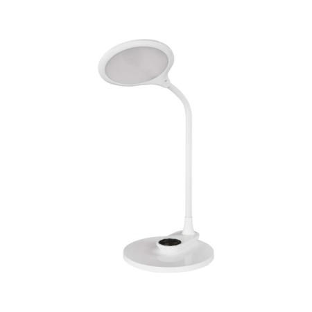 Lampada LED RUBY Bianca: Versatile, Dimmerabile e con Due Basi per Tavolo e Parete