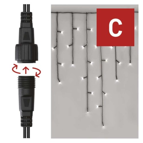 ICICLES LED 100 LED LUCE FREDDA... ICICLES LED 100 LED LUCE FREDDA...