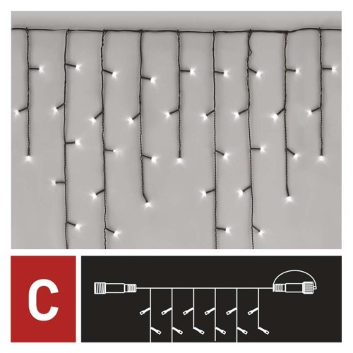 ICICLES LED 100 LED LUCE FREDDA... ICICLES LED 100 LED LUCE FREDDA...