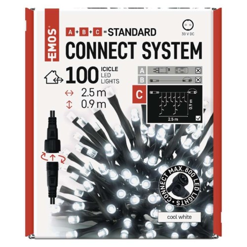 ICICLES LED 100 LED LUCE FREDDA... ICICLES LED 100 LED LUCE FREDDA...