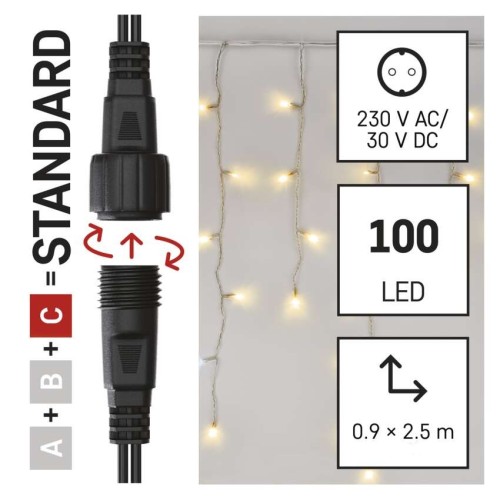 ICICLES LED 50 LED CALDI FISSI 50 LED... ICICLES LED 50 LED CALDI FISSI 50 LED...