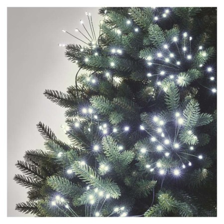 Catena NANO LED FIREWORKS: 300 LED Freddi, Filo Verde, timer, Interno | EMOS D3AC09