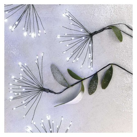Catena NANO LED FIREWORKS: 300 LED Freddi, Filo Verde, timer, Interno | EMOS D3AC09