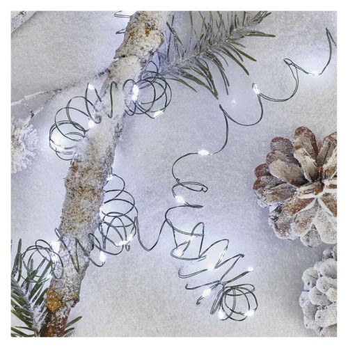 Catena LED Filo Verde Nano: 75 LED...