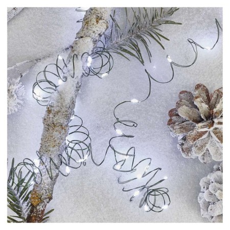 Catena LED Filo Verde Nano: 75 LED Freddi, Timer, 7,5m | EMOS D3AC04