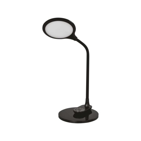 Lampada LED RUBY Nera: Versatile, Dimmerabile e con Due Basi per Tavolo e Parete