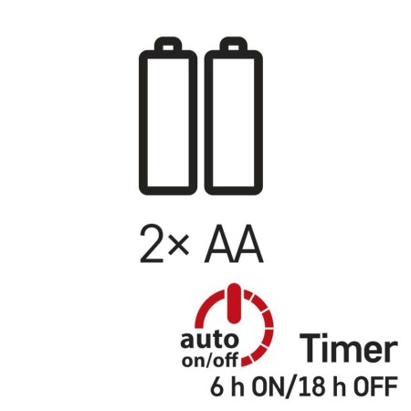 Catena NANO LED a Batterie: 10 LED Luce Bianca, Timer | EMOS D3AC06