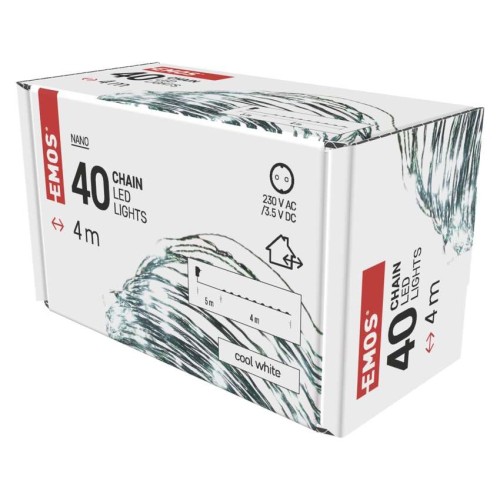 Catena LED Filo Verde Nano: 40 LED...