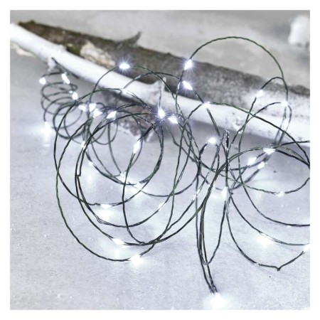 Catena NANO LED: 40 LED Freddi , Timer, Cavo Verde 5mt  | EMOS D3AC03