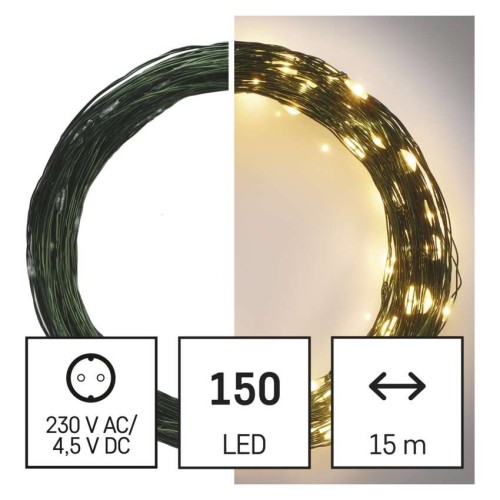 CATENA NANO 150 LED LUCE CALDA 15MT... CATENA NANO 150 LED LUCE CALDA 15MT...