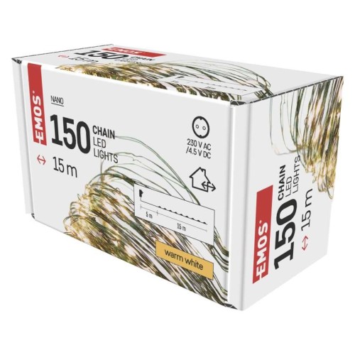 CATENA NANO 150 LED LUCE CALDA 15MT... CATENA NANO 150 LED LUCE CALDA 15MT...