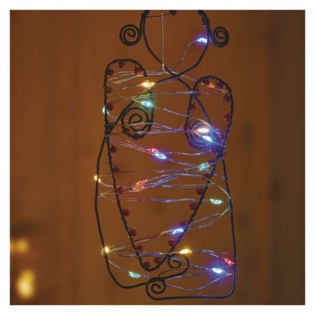 Catena NANO LED a Batterie: 20 LED Multicolor, Timer | EMOS D3AM04