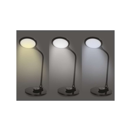 Lampada LED RUBY Nera: Versatile, Dimmerabile e con Due Basi per Tavolo e Parete