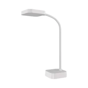 Lampada tavolo LED ricaricabile EMILY batteria 96 ore collo flessibile bianca EMOS Z7627 2