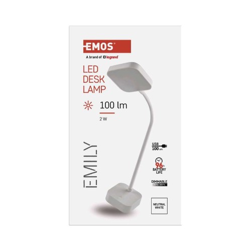 Lampada da Tavolo Ricaricabile EMILY... Lampada da Tavolo Ricaricabile EMILY...