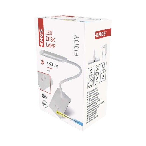 Lampada da Tavolo EDDY 6W: Luminosità... Lampada da Tavolo EDDY 6W: Luminosità...