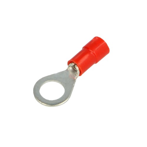 Terminale Occhiello Preisolato 1.5mm Foro 6.5mm Rosso