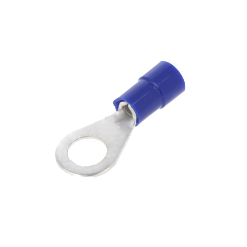Terminale Occhiello Preisolato 2.5mm Foro 6.5mm Blu