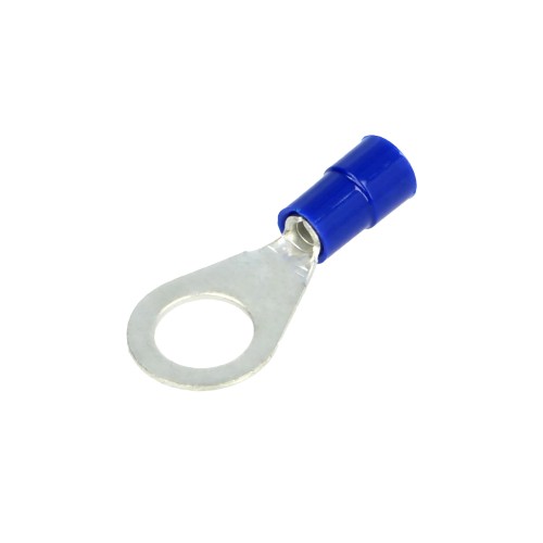 Terminale Occhiello Preisolato 2.5mm Foro 8.4mm Blu