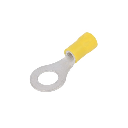 Terminale Occhiello Preisolato 6mm Foro 8.4mm Giallo