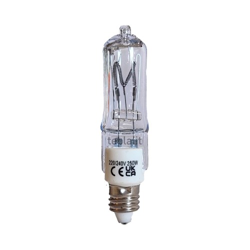 Lampadina alogena E11 250W per fotografia, dimmerabile