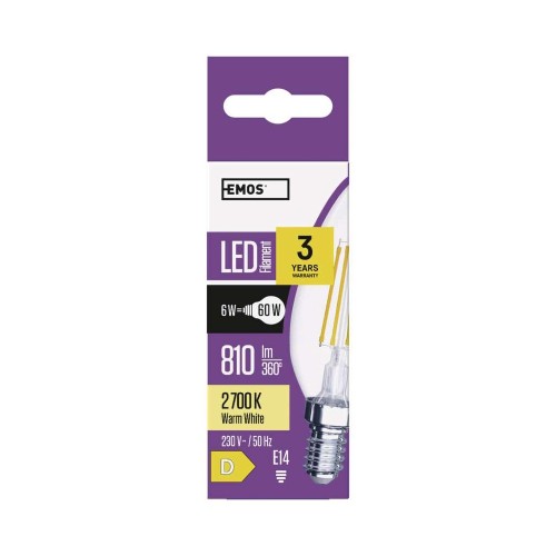 Lampadina LED Filamento Oliva E14 6W... Lampadina LED Filamento Oliva E14 6W...