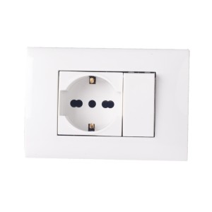 Kit 3 moduli presa Schuko...