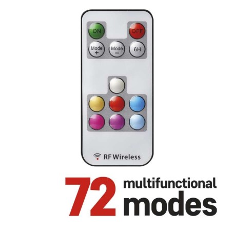 Catena Luminosa 96 LED RGB con Controller Programmi Timer 10m Interno Esterno | Emos D4AA02