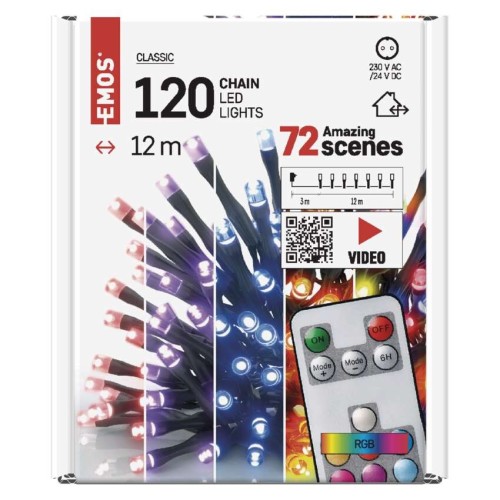Catena Luminosa 120 LED RGB con... Catena Luminosa 120 LED RGB con...