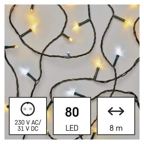 Catena Luminosa 80 LED Fissi 40 Caldi... Catena Luminosa 80 LED Fissi 40 Caldi...