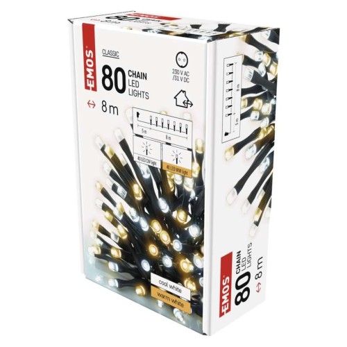 Catena Luminosa 80 LED Fissi 40 Caldi... Catena Luminosa 80 LED Fissi 40 Caldi...