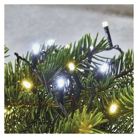 Catena Luminosa 80 LED Fissi 40 Caldi 40 Freddi, 8m, Esterno, Timer | Emos D4AN04