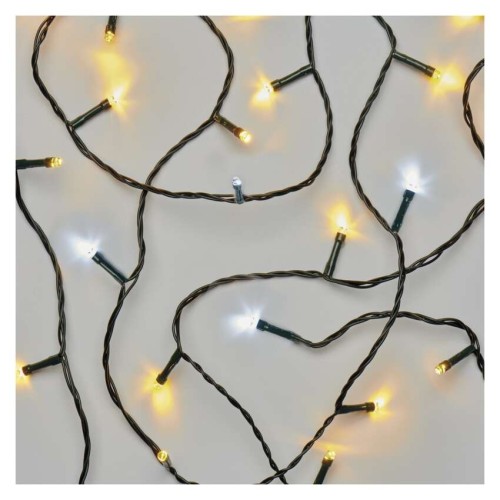 Catena Luminosa 180 LED Fissi 90 Caldi 90 Freddi, 18m, Esterno, Timer | Emos D4AN06